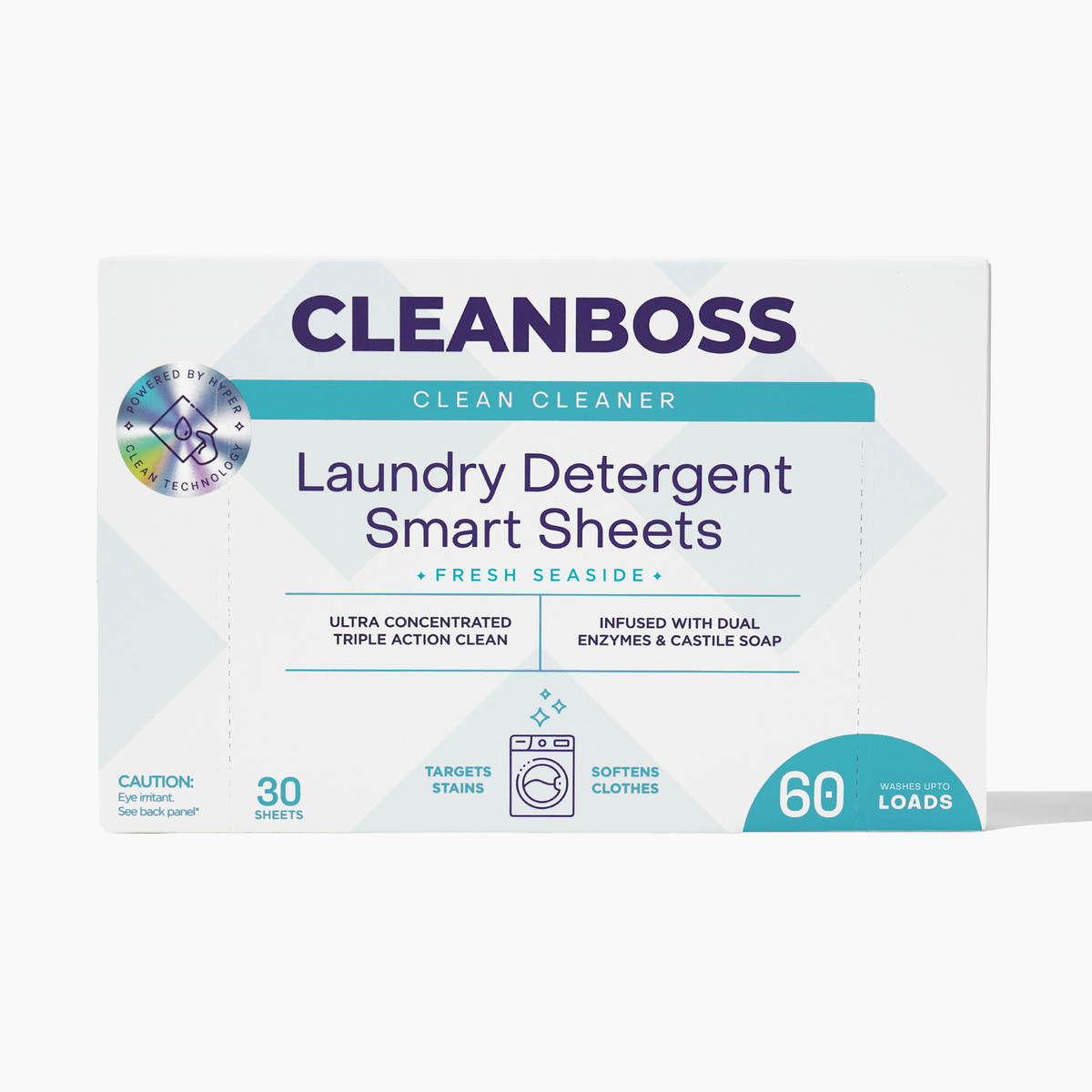CleanBoss Laundry Detergent Smart Sheets