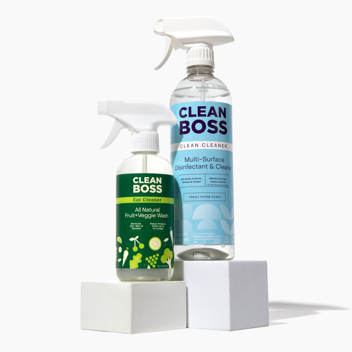 All Natural Fruit and Veggie Wash & Multi-Surface Botanical Disinfectant Bundle