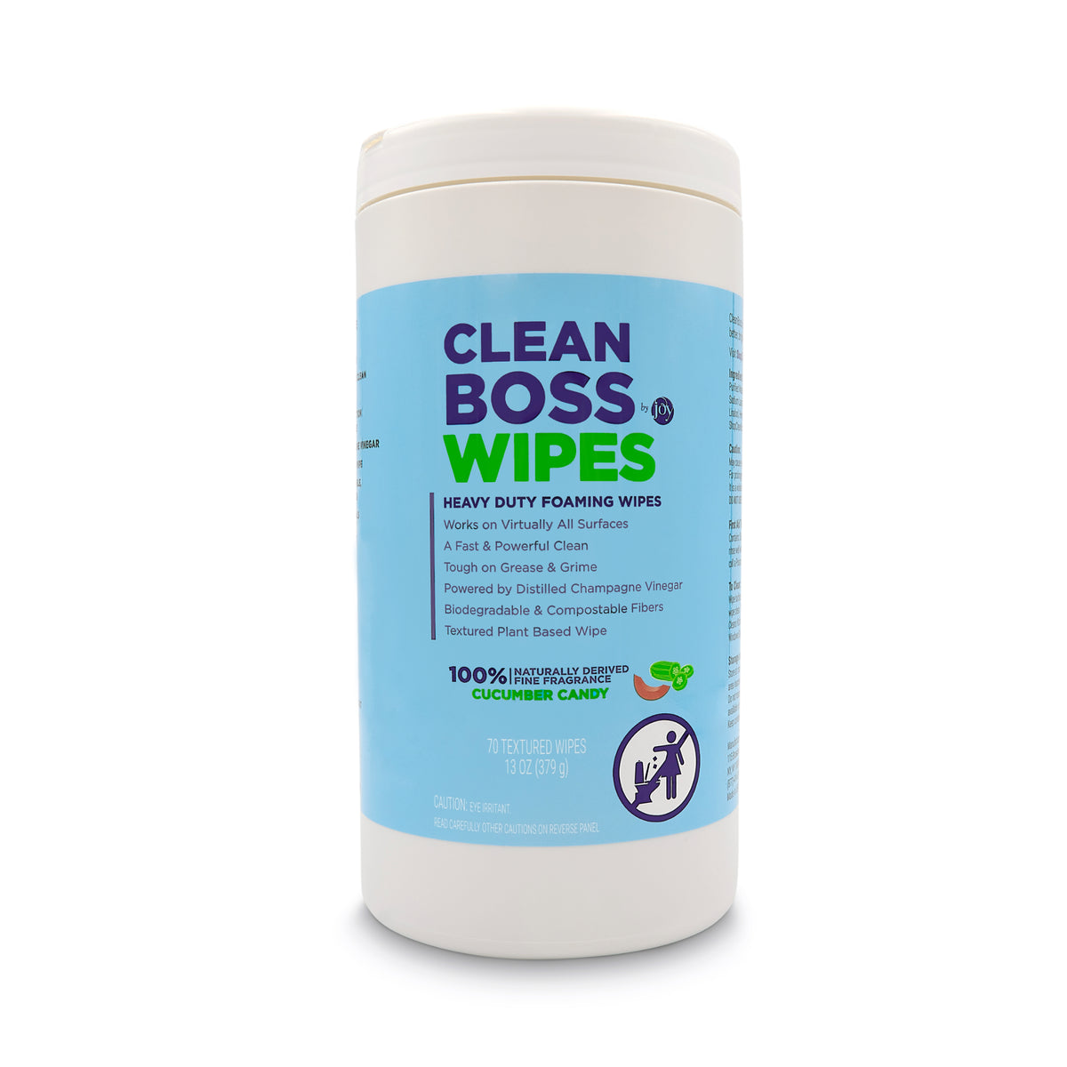 Grime Boss Hand & Surface Wipes, 30 Wipes/Pack