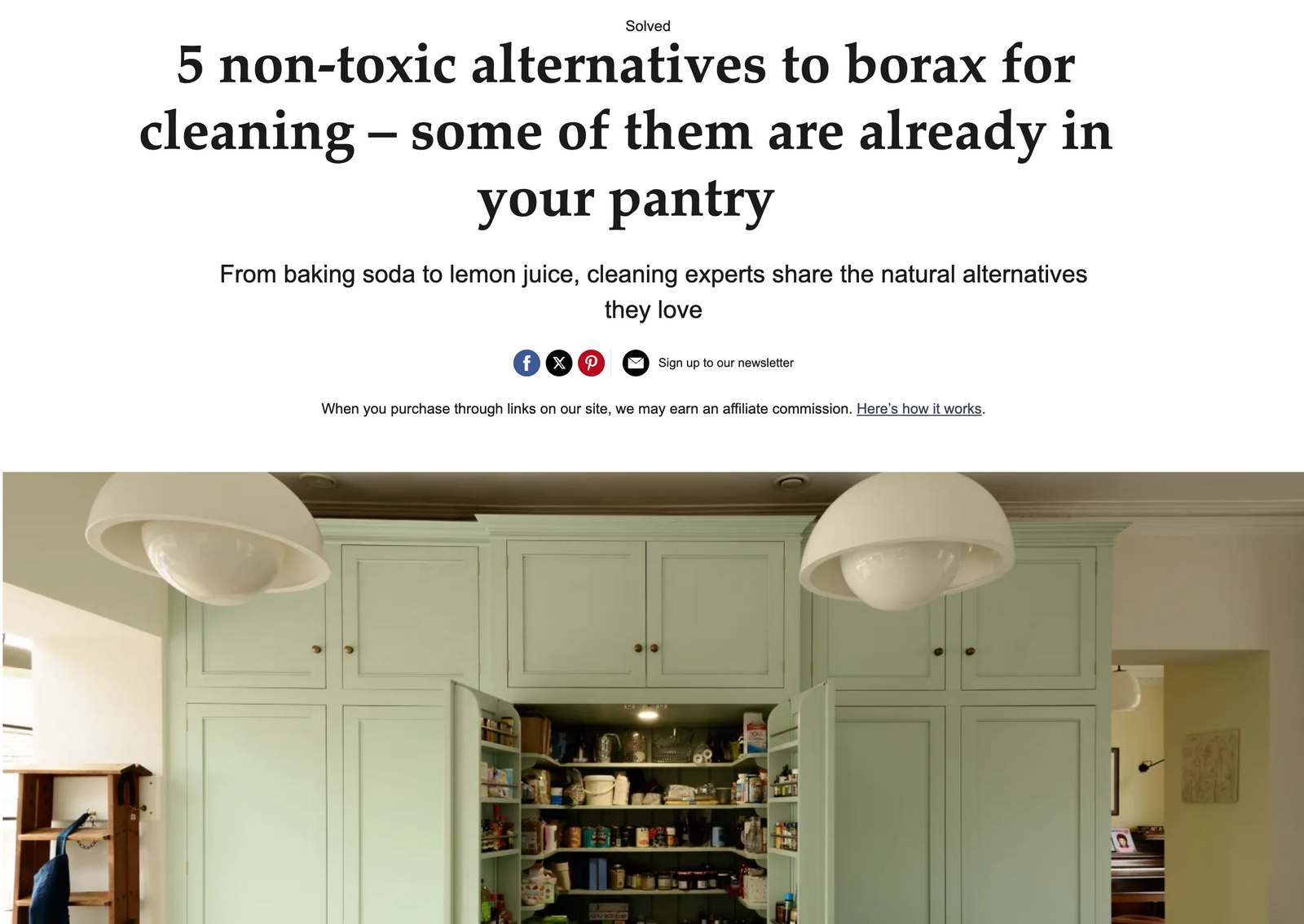 Homes & Gardens: 5 non-toxic alternatives to borax for cleaning – some of them are already in your pantry