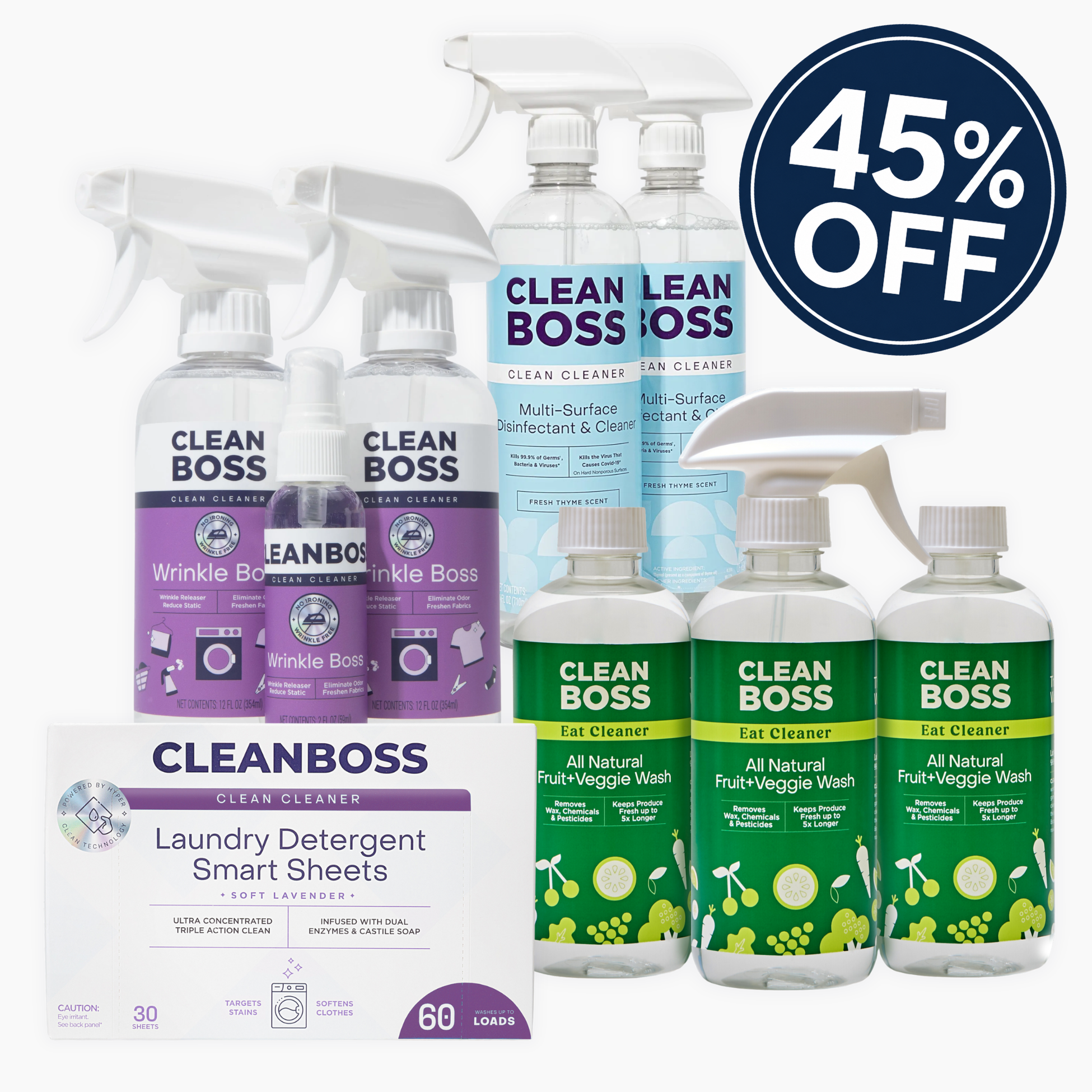 The CleanBoss Best Sellers Bundle
