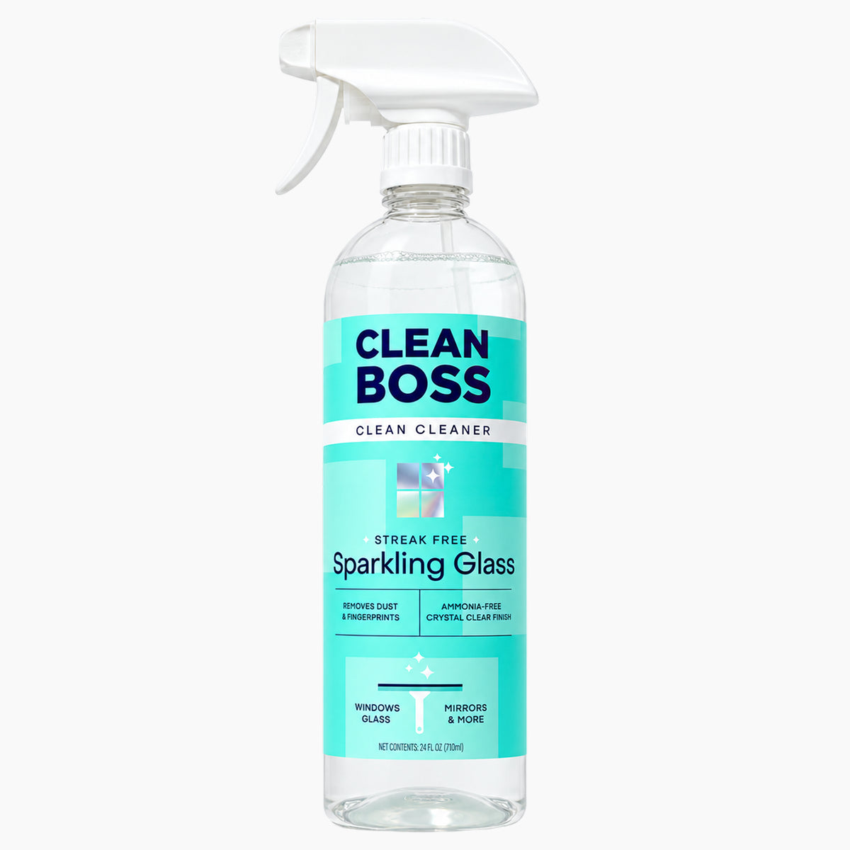 CleanBoss Streak Free Sparkling Glass Cleaner