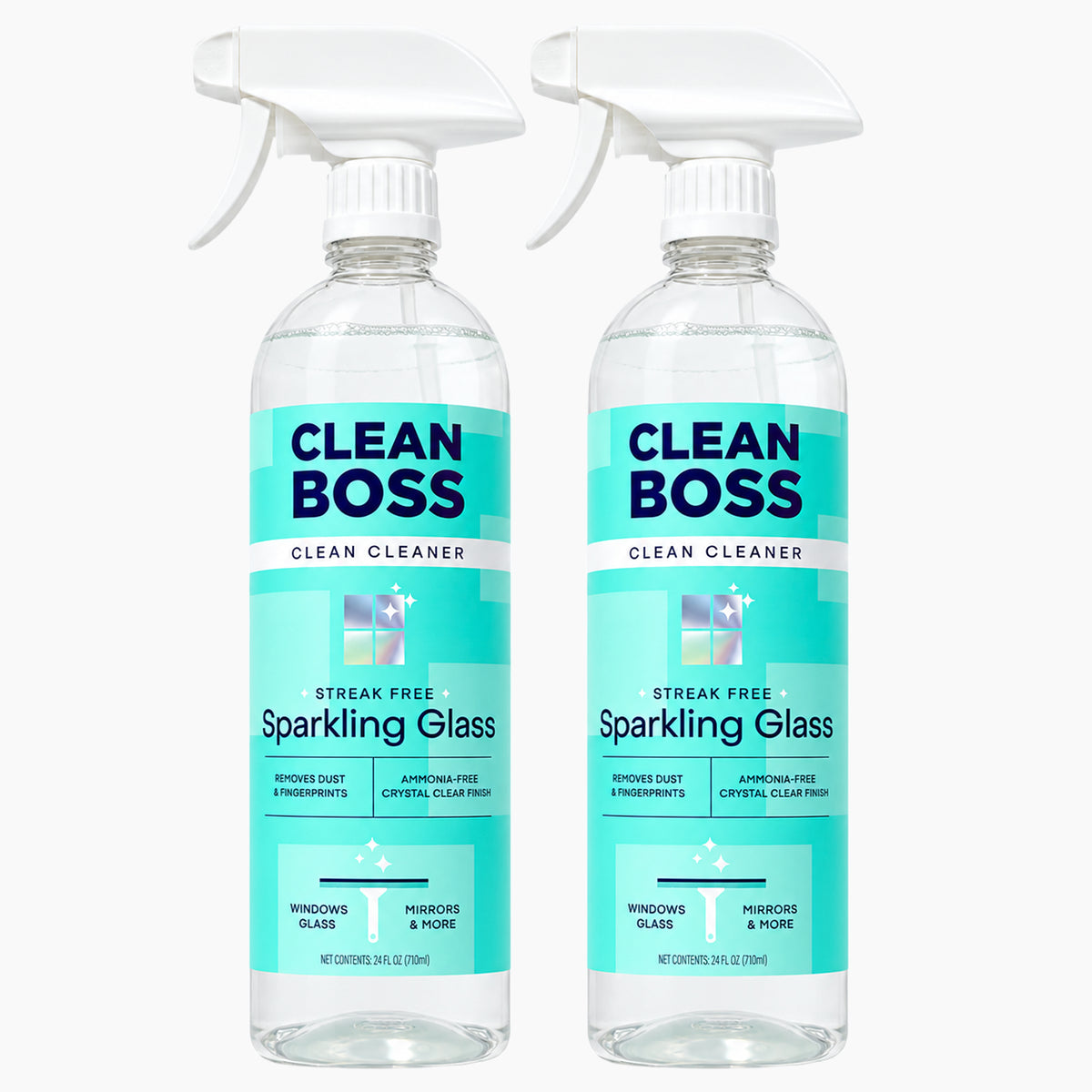 CleanBoss Streak Free Sparkling Glass Cleaner
