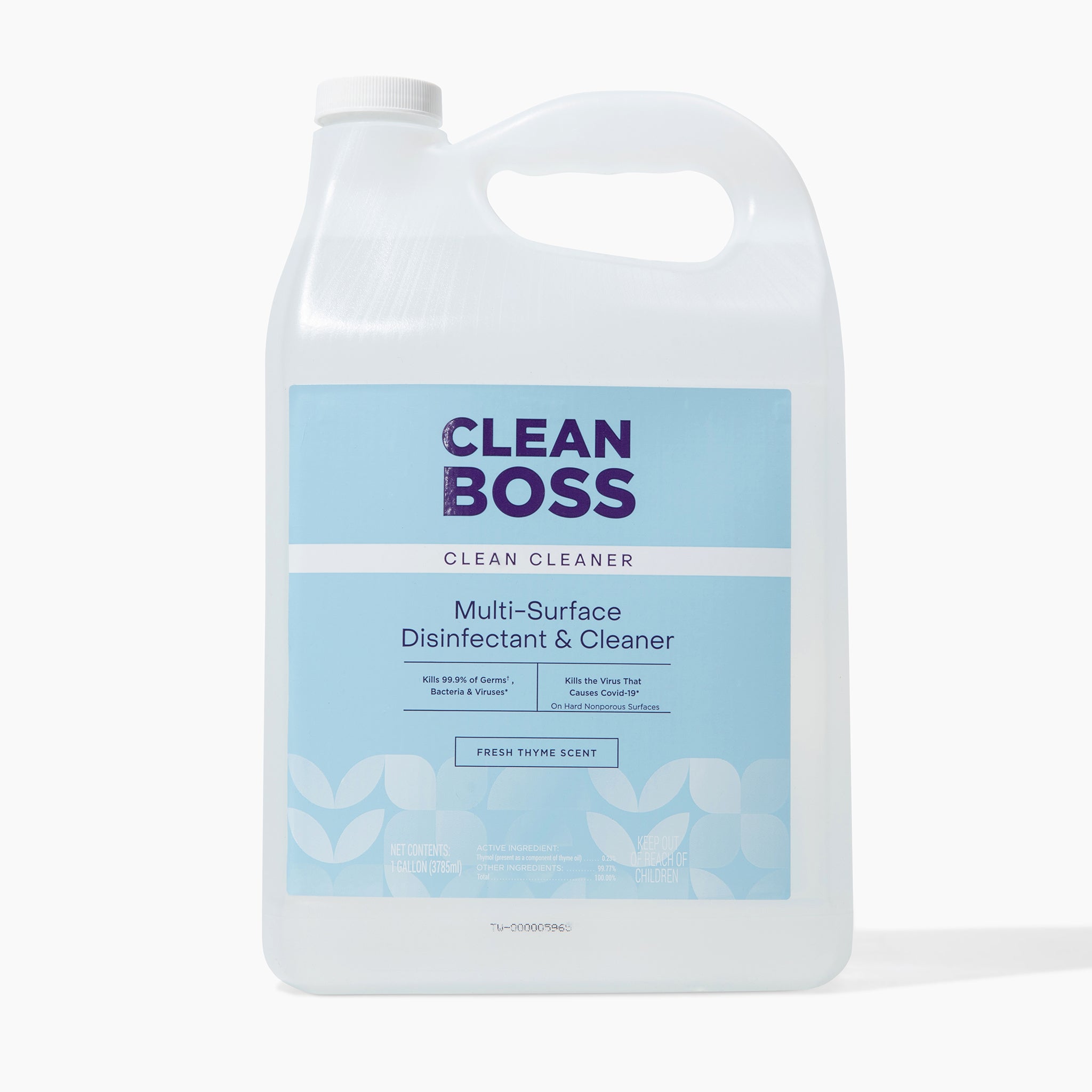 CleanBoss Multi-Surface Botanical Disinfectant - 128oz Jug