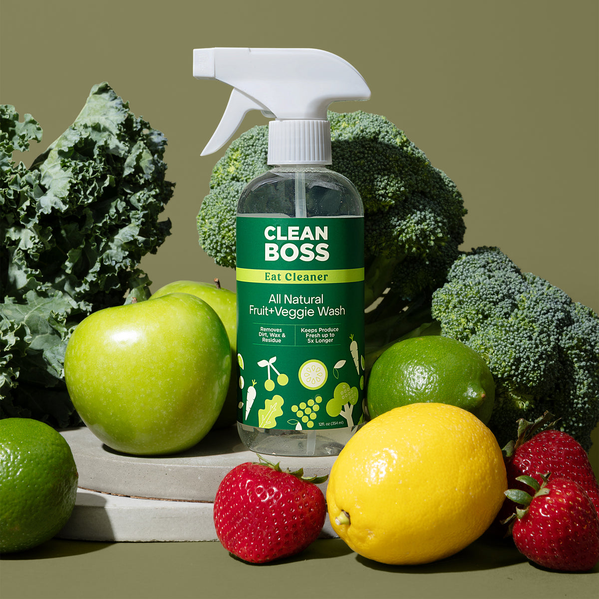 All Natural Fruit and Veggie Wash &amp; Multi-Surface Botanical Disinfectant Duo