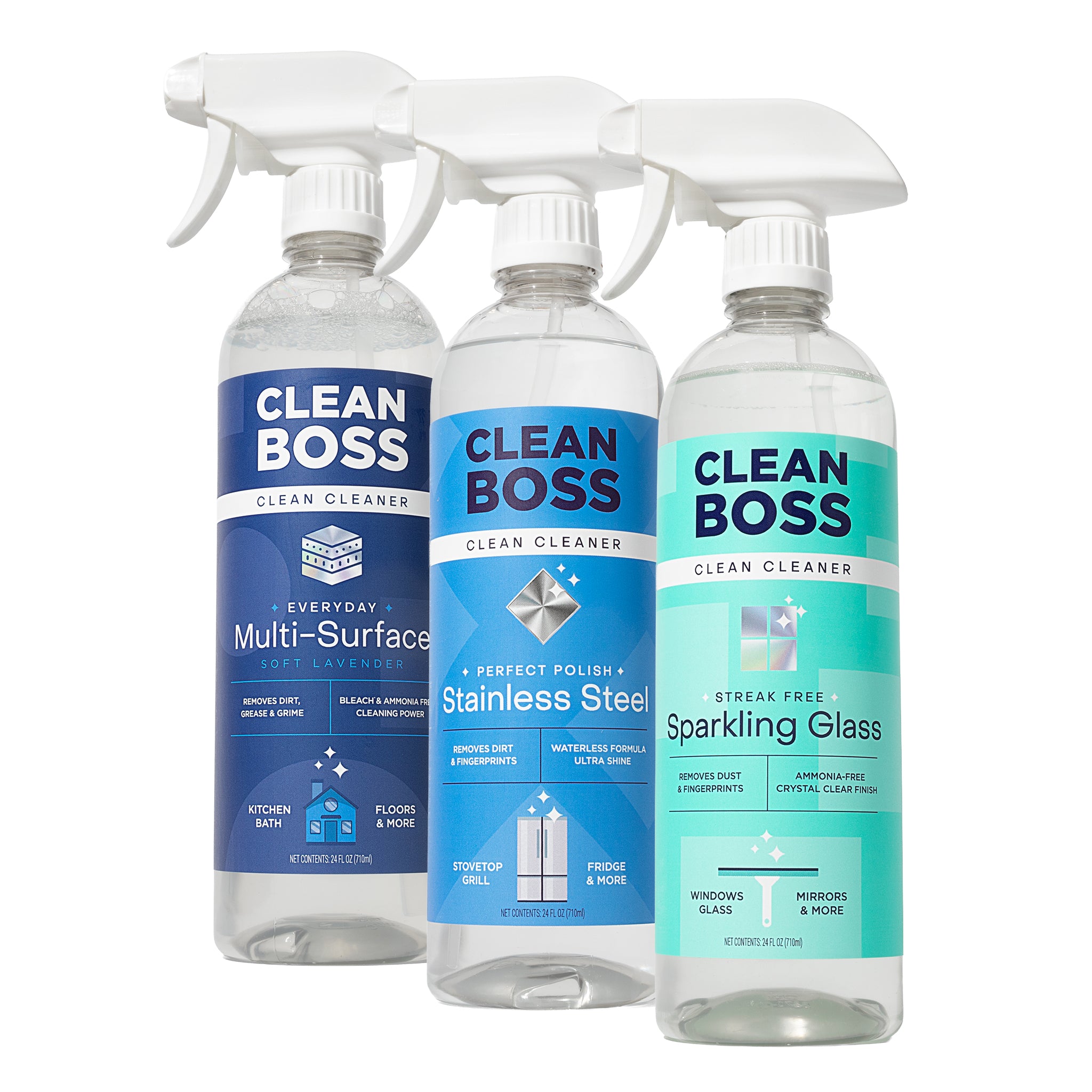 Triple Surface Cleaner Bundle