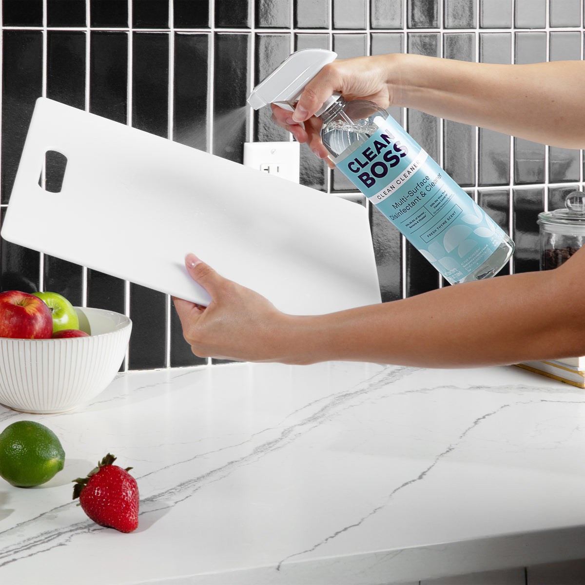 All Natural Fruit and Veggie Wash &amp; Multi-Surface Botanical Disinfectant Duo