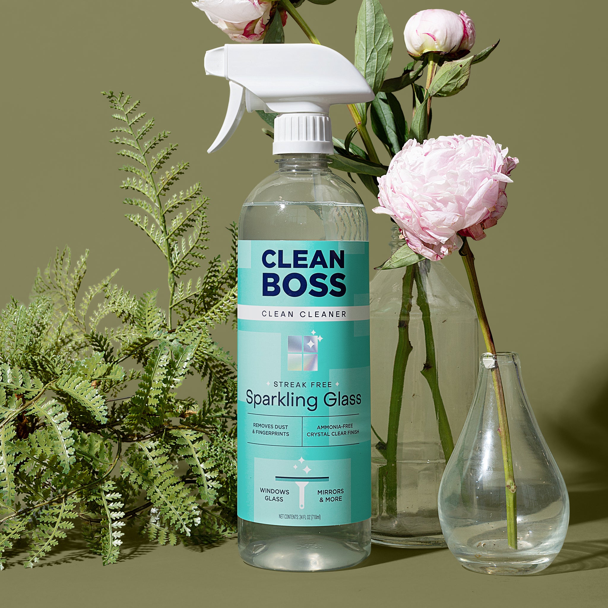 CleanBoss Streak Free Sparkling Glass Cleaner