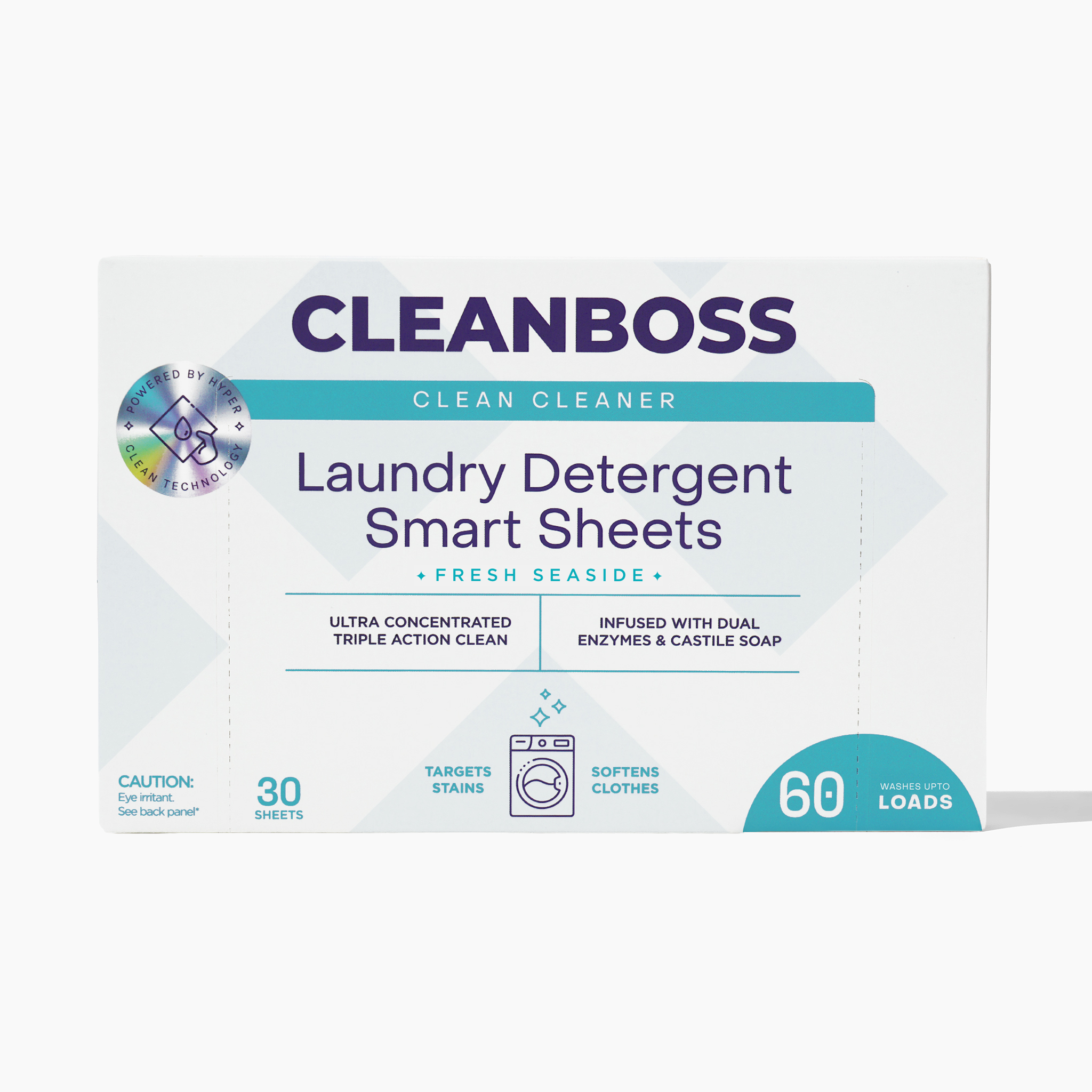 CleanBoss Laundry Detergent Smart Sheets
