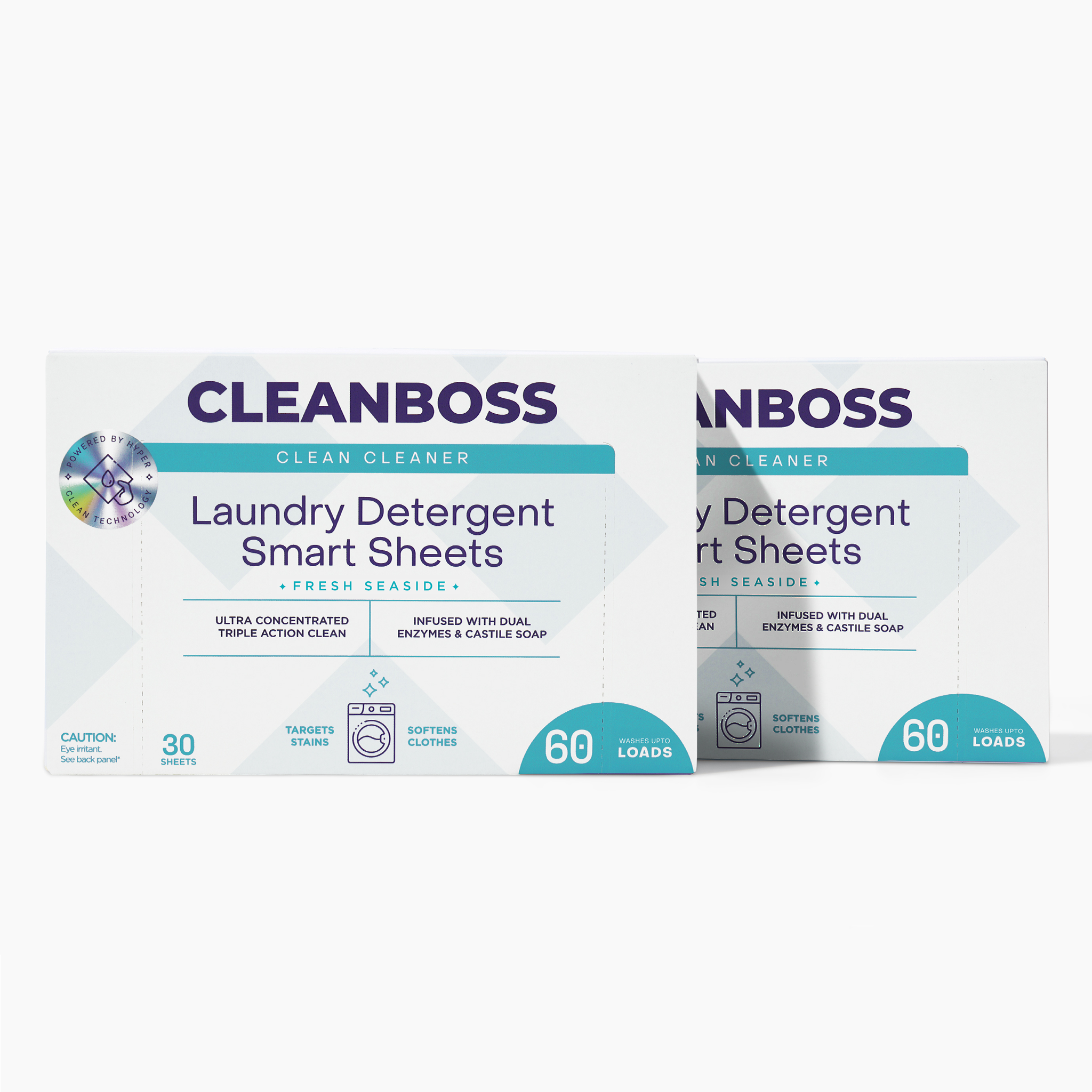 CleanBoss Laundry Detergent Smart Sheets