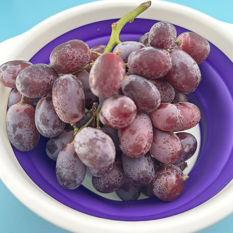 Before - From 3 Days to 2+ Weeks—Same Grapes, Different Wash