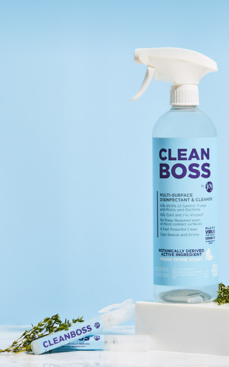 CleanBoss by Joy Mangano: Anti-Microbial Cleaning & Disinfectant Produ