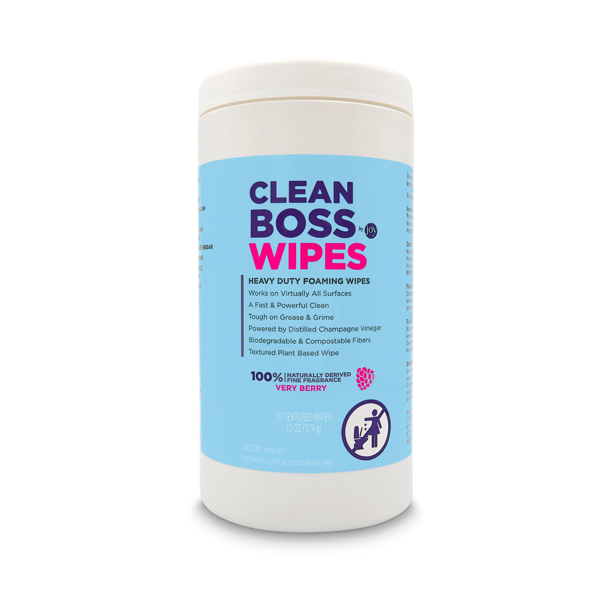 CleanBoss Heavy Duty Multi-Surface Foaming Wipes (70 Pack)